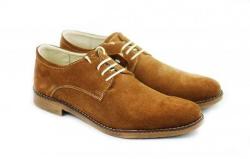 Rovi Design Pantofi barbati casual din piele naturala intoarsa - CARLO MD (CARLOMD)