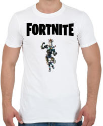 printfashion Fortnite Mecha Kitty - Férfi póló - Fehér (2644318)