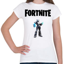 printfashion Fortnite Black Mecha Team - Női póló - Fehér (2644555)