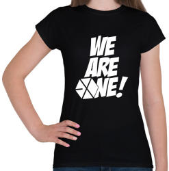 printfashion Exo: We are one! - Női póló - Fekete (2657162)