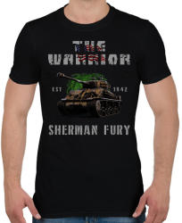 printfashion FURY - Férfi póló - Fekete (2653296)