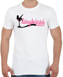 printfashion Lánybúcsú alakulat - Férfi póló - Fehér (2649284)