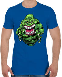 printfashion Ghost Busters Slimer - Férfi póló - Királykék (2643365)