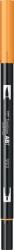 Tombow Marker caligrafic 2 in 1, ABT Dual Brush Pen, chrome orange Tombow ABT-993 (ABT-993)