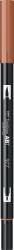 Tombow Marker caligrafic 2 in 1, ABT Dual Brush Pen, saddle brown Tombow ABT-977 (ABT-977)
