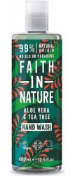 Faith in Nature Aloe vera és teafa folyékony kézmosó 400ml