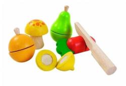 Plan Toys Set cu legume si fructe de jucarie (PLAN5337)