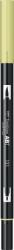 Tombow Marker caligrafic 2 in 1, ABT Dual Brush Pen, lemon lime Tombow ABT-131 (ABT-131)