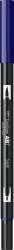 Tombow Marker caligrafic 2 in 1, ABT Dual Brush Pen, jet blue Tombow ABT-569 (ABT-569)