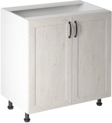 TEMPO KONDELA Alsószekrény, fehér/sosna északi, ROYAL D80