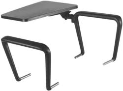  Karfa kihajtható műanyag asztalkával, Felicia székhez, jobb-kezes kivitelben, "BR15" fekete (2db/csom) (BBSZVKBR15)