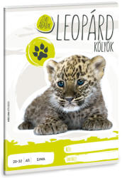 Ars Una Cuki állatok - Leopárd sima lapú füzet A/5 (53610348) - jatekshop