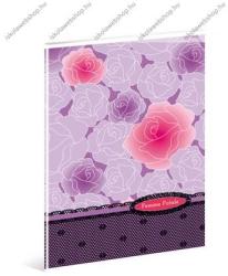 Ars Una Virág - Pink rózsás kockás füzet, A4 (93126106_rozsas)