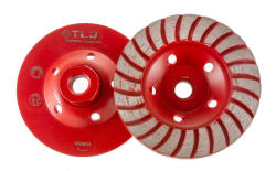 TLS TURBO ROW gyémánt betoncsiszoló-csiszolótárcsa turbo felület d100xM14 mm