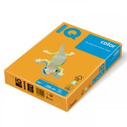 IQ Carton color A4 IQ 160 g/mp 250 coli/top portocaliu (CARA4OR43)