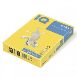 IQ Carton color A4 IQ 160 g/mp 250 coli/top galben intens (CARA4CY39)