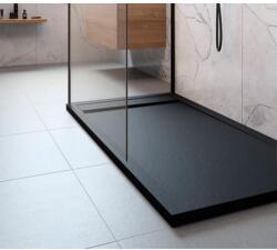 Radaway Teos F 100x80 cm szögletes öntöttmárvány zuhanytálca, antracit HTF10080-64 (HTF10080-64)
