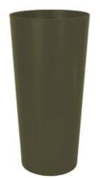 Artevasi Porto High Mate 37/80 cm műanyag kaspó dry green színben