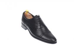 Lucas Shoes Pantofi barbati eleganti, cu siret, din piele naturala neagra - 359NEGRU (359NEGRU)