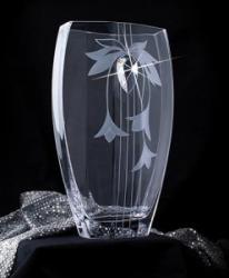 LORENTINA Vase ®, virágmintás, 35 cm MADE WITH SWAROVSKI ELEMENTS® (DV50) - papirdepo