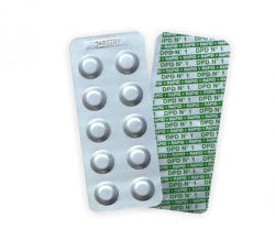  DPD1 tabletta szabad klór méréshez (10db tabletta)