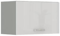 TEMPO KONDELA Felsőszekrény, fehér magasfényű, PRADO 60 OK-40 - kondela