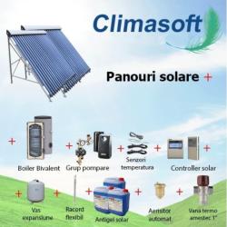 Panosol Pachet Panosol Confort panou solar 60 tuburi vidate cu boiler bivalent 500 litri (C.420-1)