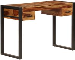 vidaXL Birou cu 2 sertare, 110 x 50 x 77 cm, lemn masiv de sheesham (247401) - vidaxl