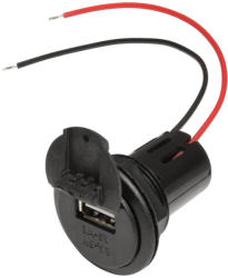 ProCar 12 V / 24 V-os beépíthető USB táp autóba (szivargyújtó), 1 × 3 A (67331600, 10R-047565) (67331600)