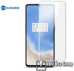 SUNSHINE Hydrogel TPU képernyővédő fólia - Ultra Clear, ÖNREGENERÁLÓ! - 1db, a teljes képernyőt védi - Oneplus 7T