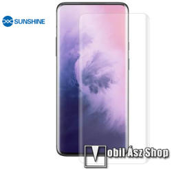 SUNSHINE Hydrogel TPU képernyővédő fólia - Ultra Clear, ÖNREGENERÁLÓ! - 1db, a teljes képernyőt védi - Oneplus 7T Pro
