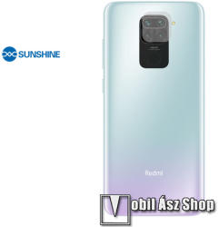 SUNSHINE Hydrogel TPU kameravédő fólia - Ultra Clear, ÖNREGENERÁLÓ! - 1db - Xiaomi Redmi Note 9
