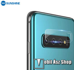 SUNSHINE Hydrogel TPU kameravédő fólia - Ultra Clear, ÖNREGENERÁLÓ! - 1db - SAMSUNG Galaxy S10 Plus (SM-G975F)
