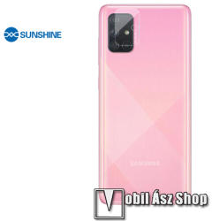 SUNSHINE Hydrogel TPU kameravédő fólia - Ultra Clear, ÖNREGENERÁLÓ! - 1db - SAMSUNG Galaxy A71 (SM-A715F) / SAMSUNG Galaxy A71 5G (SM-A716F) / SAMSUNG Galaxy A Quantum