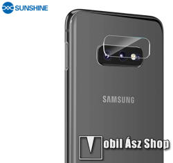 SUNSHINE Hydrogel TPU kameravédő fólia - Ultra Clear, ÖNREGENERÁLÓ! - 1db - SAMSUNG Galaxy S10e (SM-G970F)