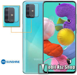SUNSHINE Hydrogel TPU kameravédő fólia - Ultra Clear, ÖNREGENERÁLÓ! - 1db - SAMSUNG Galaxy A51 (SM-A515F) / SAMSUNG Galaxy A51 5G (SM-A516F)