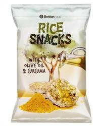 Benlian Foods Rice snacks puffasztott rizs snack kurkumával és olívaolajjal 50 g