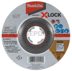 Makita X-LOCK csiszolótárcsa inoxhoz WA36N - 115 mm (E-00371)
