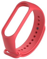 Okosóra szilikon szíj - Xiaomi Mi Band 4 / Band 3 - piros szilikon - tokgalaxis