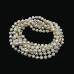 Colier Perle de Cultura Neregulate - 6-7 x 5-7 mm - 1 Buc