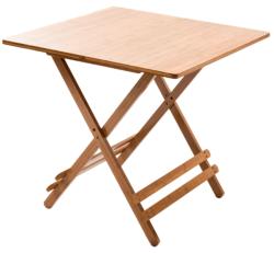 TEMPO KONDELA Asztal, natúr bambusz, 58x58 cm, DENICE - mindigbutor