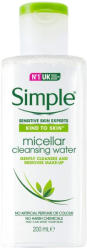 Simple Apa micelara pentru tenul sensibil Simple Kind To Skin Micellar Cleansing Water, 200 ml