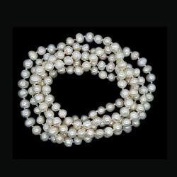 Colier Perle de Cultura Neregulate - 5-7 x 7-8 mm - 1 Buc