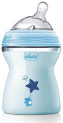 Chicco Biberon CHICCO Natural Feeling, Blue , 250ml, t. s. , 2luni+, 0%BPA (80825-21)