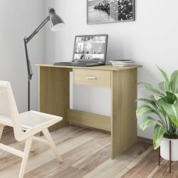 vidaXL Birou, stejar Sonoma, 100 x 50 x 76 cm, PAL (800552)