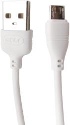  Cablu date/incarcare rapida Golf Wine Glass GC-63M USB 2.0 la microUSB, 2A, 1 m, alb
