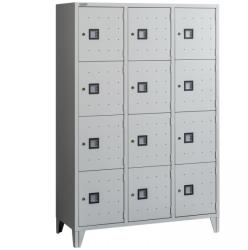 metaloBox JUMBO BOX 3/12 AC értékmegőrző szekrény 12 rekeszes (JUMBO BOX 3/12)