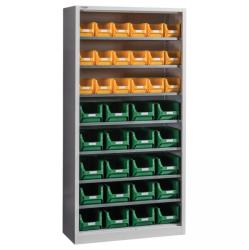 metaloBox EXPERT OPEN B-38 AC Ajtó nélküli tárolódobozos szekrény 38 dobozzal (EXPERT OPEN B-38)