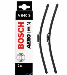 Bosch Ford Focus III 2011-2018 első ablaktörlő lapát készlet, méretpontos, gyári csatlakozós, Bosch 3397007640 A640S (A640S)