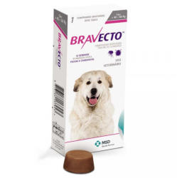 MSD Bravecto 40-56 kg, 1 tableta masticabila x 1400 mg